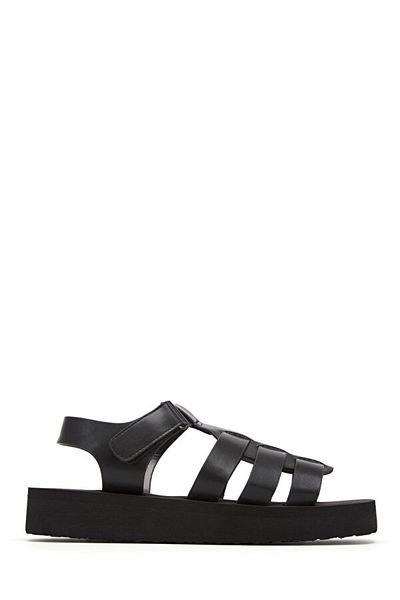 ART BELLA Black Women's Sandals 101380708