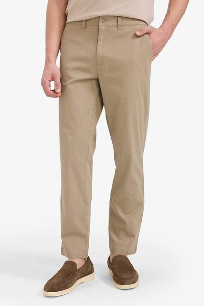 DeFacto Regular Fit Κανονική εφαρμογή ίσιο παντελόνι Chino D7349AX25AU