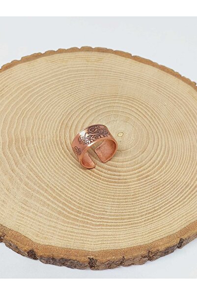 Yasamtohumu خاتم نحاسي مزخرف (قابل للتعديل) (52778)