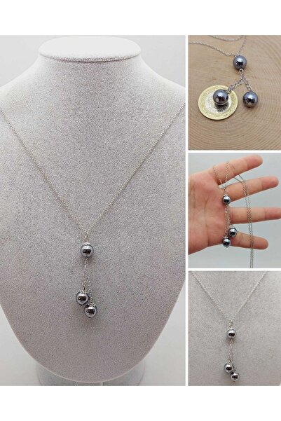 Yasamtohumu Terahertz Taşı Zincirli Kolye (42125)