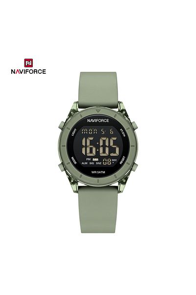 MACON NF7108 Fashion Design Digital Silicone Strap 5ATM Sport Gift Wristwatch for Youth