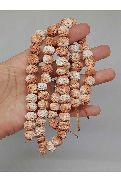 Yasamtohumu Mărgele ceramice mate pigmentate maro 10-12 mm/23 cm (54170)