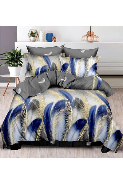 CHIRASO FINET Cotton Bed Linen, Classic Sheet 240x250cm, Duvet Cover 200x230cm, 4 Pillowcases