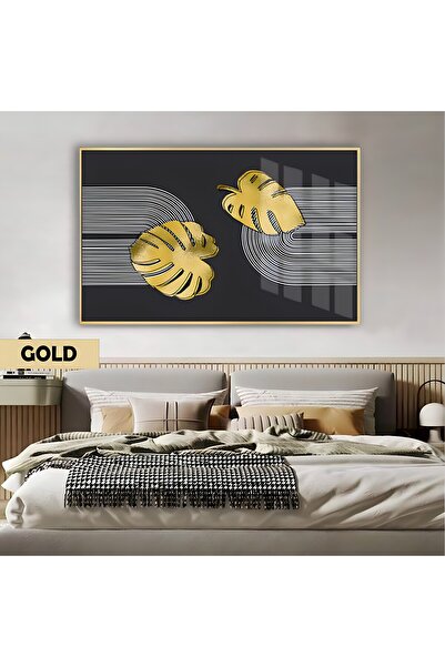 Harikabirev HARİKABİREV |   MODEL DE FRUNZE DE GIGANTE DE CULOARE GRI-AURIE (...