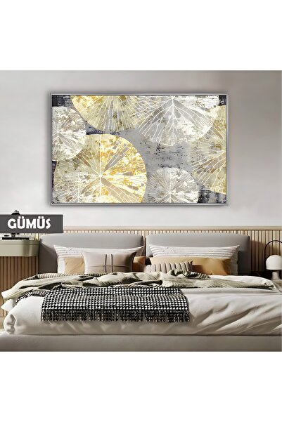 Harikabirev HARİKABİREV | MODEL GEOMETRIC BOEM ABTRACT GRI-AUR | TABLO DIN ST...