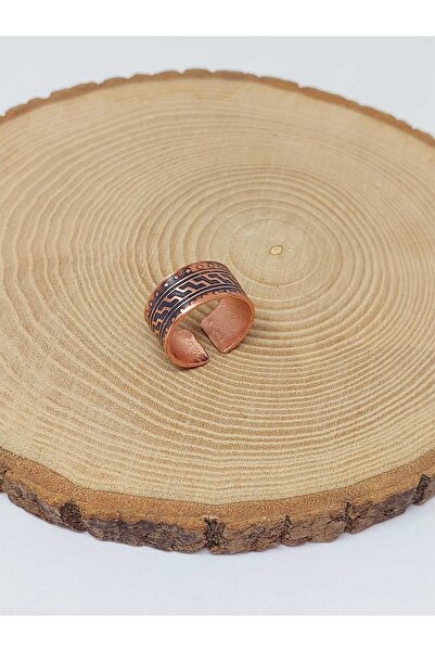 Yasamtohumu خاتم نحاسي مزخرف (قابل للتعديل) (52764)