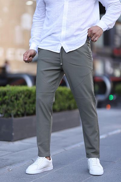 hello7 Men's Slim Fit Double Leg Stretch Jogger Pants