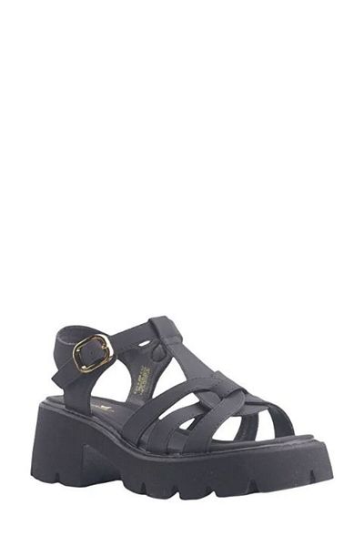 ART BELLA Black Women's Sandals Thick Heels 101699960