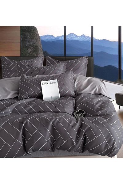 CHIRASO FINET Cotton Bed Linen, Classic Sheet 240x250cm, Duvet Cover 200x230cm, 4 Pillowcases