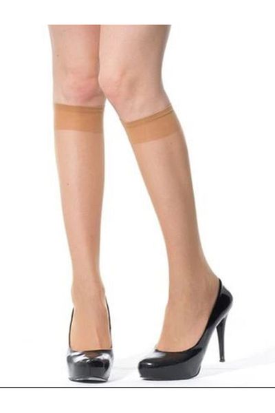 Pardon Thin under the Knee 20 Den Women's Socks 24 Pieces