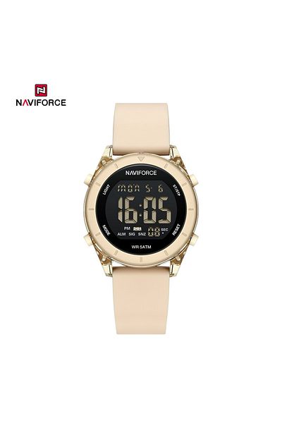 MACON NF7108 Fashion Design Digital Silicone Strap 5ATM Sport Gift Wristwatch for Youth