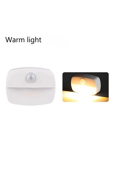 GGBEE Warm White 5PCS 1-5pcs Stick-On Motion Sensor Night Light Battery Powered LED Lamp For Bedroom Bathr