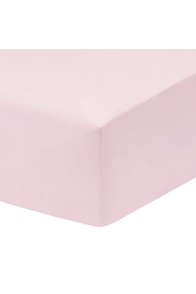 Choice 71x132x20cm Pink 1pc Solid Crib Fitted Sheet Microfiber Super Soft Toddler Bedsheet Washable Bed Cov