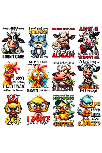 Choice ملصقات نقل أكواب زجاجية مقاومة للأشعة فوق البنفسجية من MULTI، 12 قطعة،...