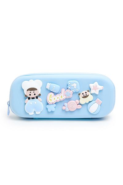 R&B Light Blue Girls Pencil Case