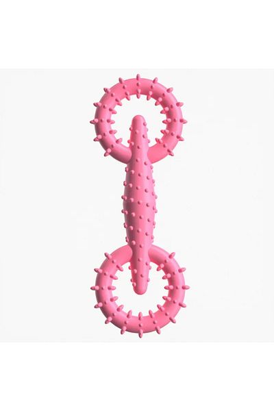 Choice Red Dog Pull Ring Puppy Chewing Toy Indestructible Pet Pull Ring Toys Interactive Puppy Chew Toy For