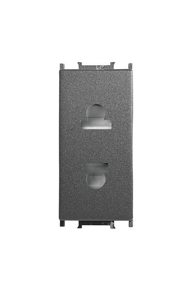 PANASONIC Modular Euro-USA Socket Smoky 1M