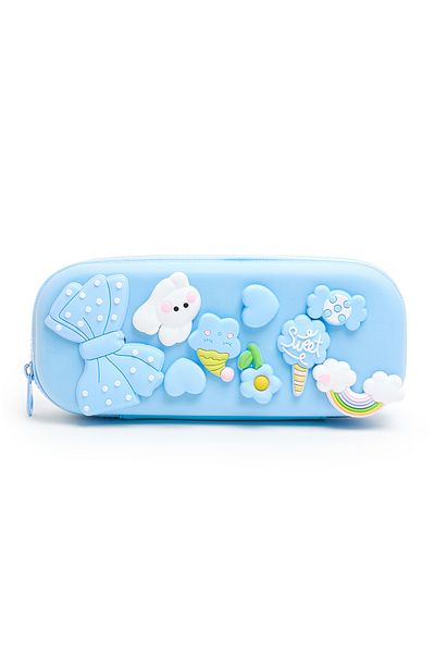 R&B Light Blue Girls Pencil Case
