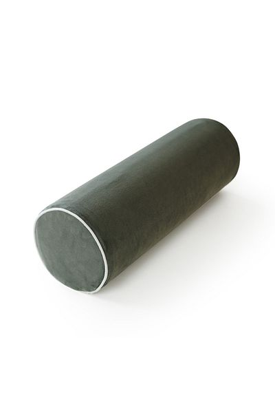 Choice 8X45CM Gray Cervical Neck Roll Memory Foam Pillow Bolster Pillow for Bed Support Round Pillows for B