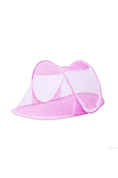 Choice Pink 1pc Baby Folding Mosquito Net 0-3 Years Old Portable Foldable Mosquito Net High-density Mesh Ba