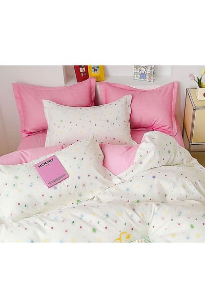CHIRASO FINET Cotton Bed Linen, Classic Sheet 240x250cm, Duvet Cover 200x230cm, 4 Pillowcases