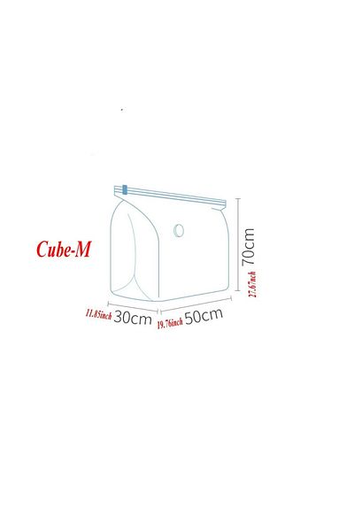 Choice Show In Picture 1 PC M Cube Vacuum Storage Bags umbo Vacuum Seal Bags for Clothes, Bedding, Blanket,