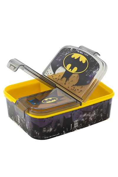Batman Cutie sandwich, multi-compartment, multi-color, BPA free,