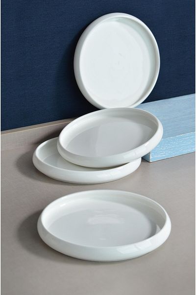 PONCİKPAZAR Victus 4-Piece 20 cm Cake Plate Set