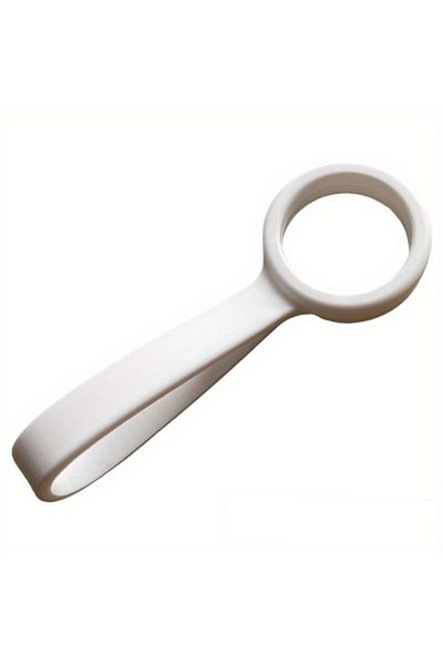 Choice White-1pc Universal Silicone Water Bottle Buckle Handle for Sports and Outdoor Activities - Portable