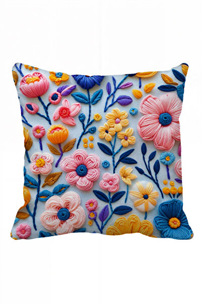 Vendini قماش عالي الجودة، غطاء وسادة مطبوع على الوجهين مع سحاب مخفي