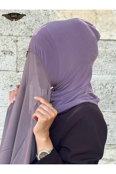ALADİYAR Ninja Bon Shawl (Chiffon)