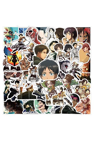 Choice ملصقات هجوم العمالقة متعددة الألوان، 50 قطعة، ملصقات DIY، سكرابوكينغ، ...