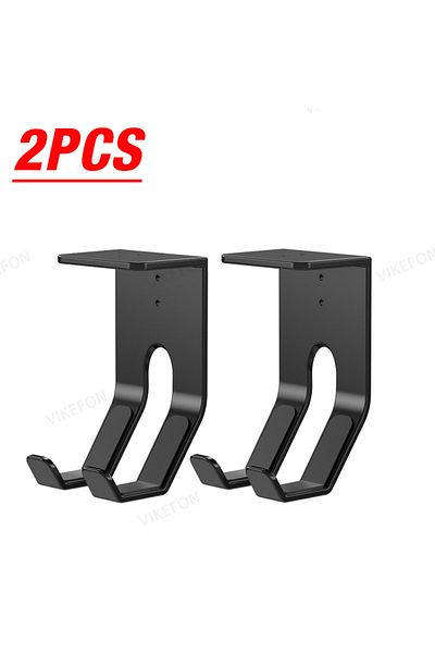 Vikefon D 2PCS Wall Mounted Game Controller Bracket Bracket Base No Punching Required Controller Storage Rac