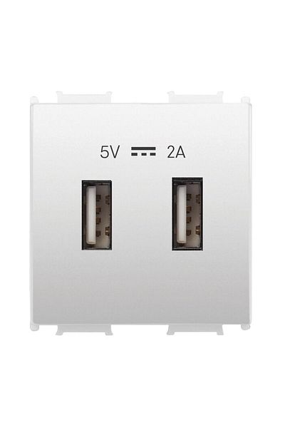 PANASONIC PRIZA USB 5V-2A MODULAR ALB 2M