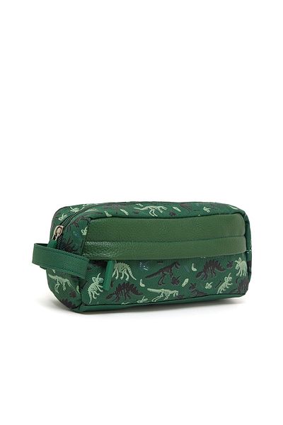 R&B Dark Green Boys Pencil Pouch