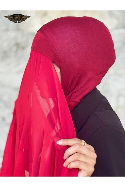 ALADİYAR Ninja Bon Shawl (Chiffon)