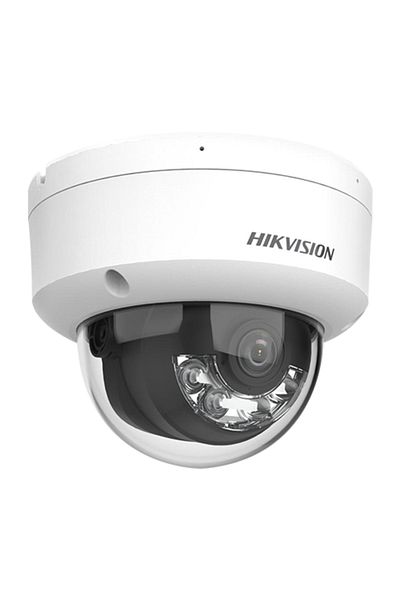 Hikvision Cameră IP, 6MP, AcuSense, obiectiv de 2.8mm, IR 30m, WL 30m, 2xMic, Alarmă, IK10 - DS-2CD2163G2-LIS2U-2.8mm