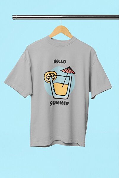 ArtYus تي شيرت رجالي/نسائي صيفي وليمون مطبوع برقبة دائرية وأكمام قصيرة