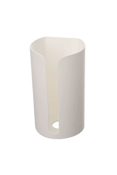 Choice White Kitchen Storage Organization Plastic Box Garbage Bag Storage Wall-Mounted Storage Box Removabl