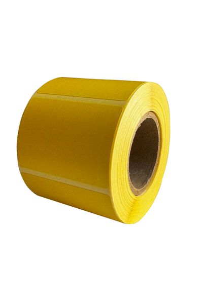 Yamani Display 5 Pcs Pharmacy Label 60X40 mm Yellow Thermal Label Pack of 500