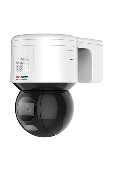 Hikvision Cameră ColorVu, IP, PT, 4 MP, obiectiv 4mm, WAL 30m, Audio, Alarmă, PoE, IP66 -DS-2DE3A400BW-DE(F1)(T5)