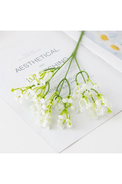 Choice M WHITE Artificial Plastics Flower Gypsophila Outdoor Garden Party Courtyard Home Vases Table Weddin