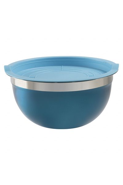 Ambition Set bol cu capac, 2 buc, 18-20cm, albastru, Minestrone
