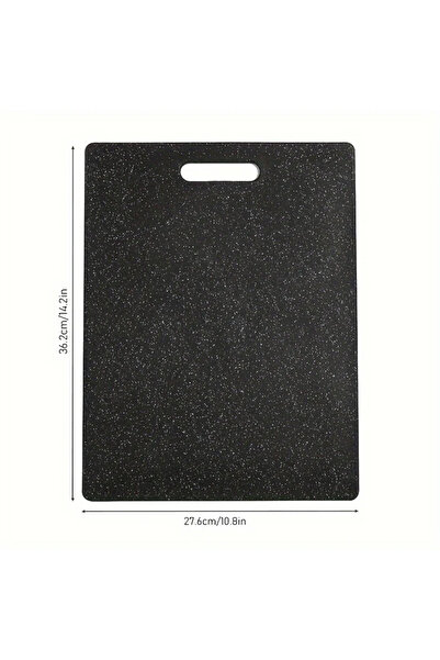 Choice 1PC L black-01-1 Marble Texture PP Cutting Board Antibacterial and Mil...
