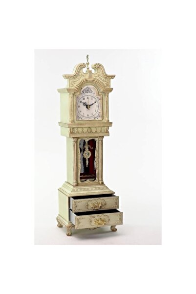 BLA BLA FOAM Decorative pendulum clock, tabletop, music box, baroque, quartz mechanism, jewelry drawers, vintage