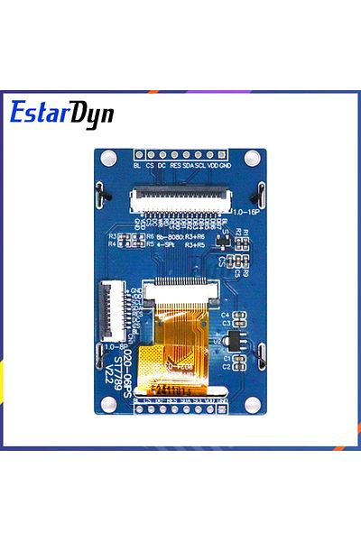 Choice وحدة عرض LCD TFT ملونة كاملة مقاس 2.0 بوصة 240 × 320 من Estardyn مع وحدة تحكم ST7789 وSPI/Parallel...