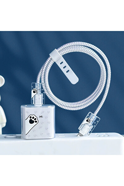 Choice 03 4 في 1 غطاء حماية لكابل بيانات الشحن لهاتف iPhone 15 14 13 16 11 18 وات 20 وات