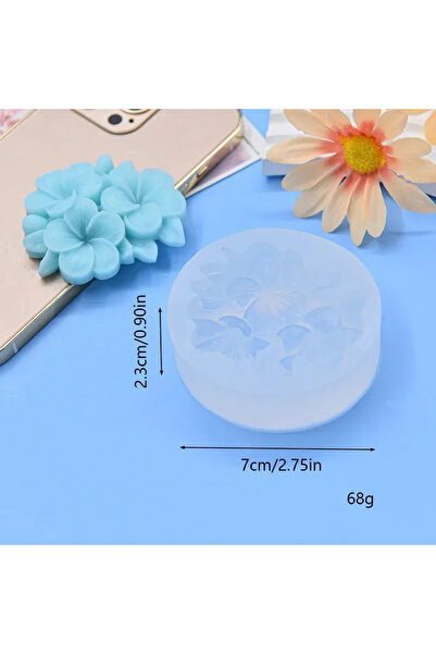 Choice Flower frangipani Carnation Flower Silicone Cake Mold 3D Fondant Mold ...