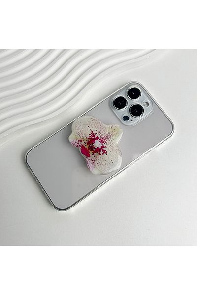 Choice 10 حامل هاتف جديد على شكل زهرة الأوركيد، مقبس Phalaenopsis، شبكة المواهب الساخنة، توصية Cymbid القابلة للطي