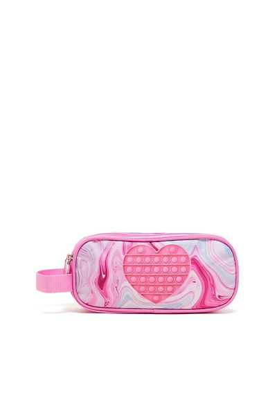 R&B Light Pink Girls Pencil Pouch